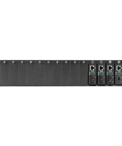 6COM 6C-14 Rack Mount Fiber 14 Slots Optic Media Converter Chassis