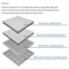 Aluminum Solid Raised Access Floor