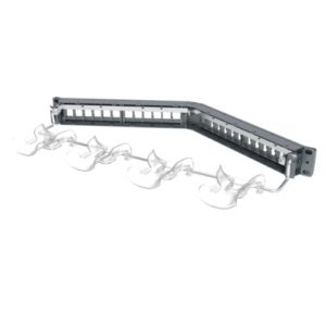 CommScope SYSTIMAX 360™ CAT-6A Shielded 24-Port Angled Modular Panel