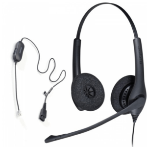 JABRA BIZ 1500 Duo (Dual Ear) USB Headphone Black