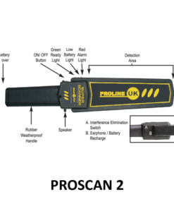 Proline PROSCAN II Hand Held Metal Detector