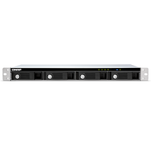 QNAP TR-004U 4-bay 1U 12" short-depth rackmount