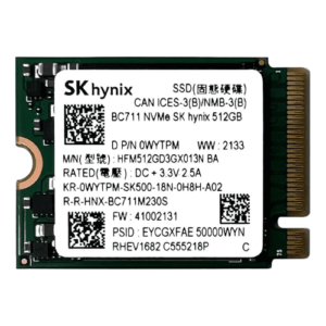 SK hynix BC711 512GB NVMe PCIe M.2 2230 30mm SSD