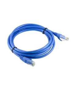 Safenet 1 Meter Cat6 LSZH UTP Patch Cord Blue