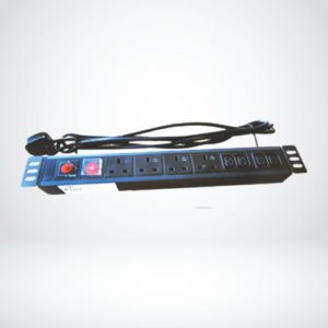 Safenet 8-Way (4-IEC13 + 4-BS) 13 Amp PDU -19″ RM