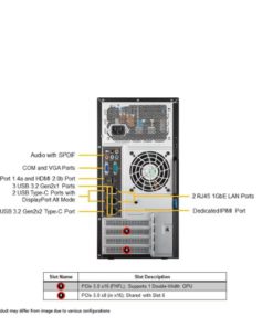 Supermicro Mini-Tower H13 Mainstream Workstation