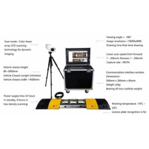 Uniqscan UV300-M Linear scan Under Vehicle Surveillance System