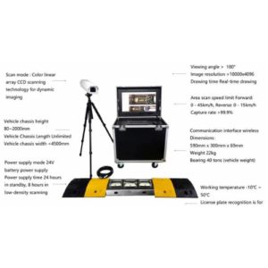 Uniqscan UV300-M2 Area scan Under Vehicle Surveillance System