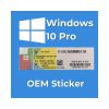 Windows COA Sticker With OEM Key (Red/Blue/Yellow)