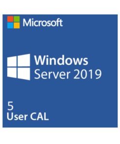 Windows Server CAL 2019 English 1pk DSP 5Clt User CAL